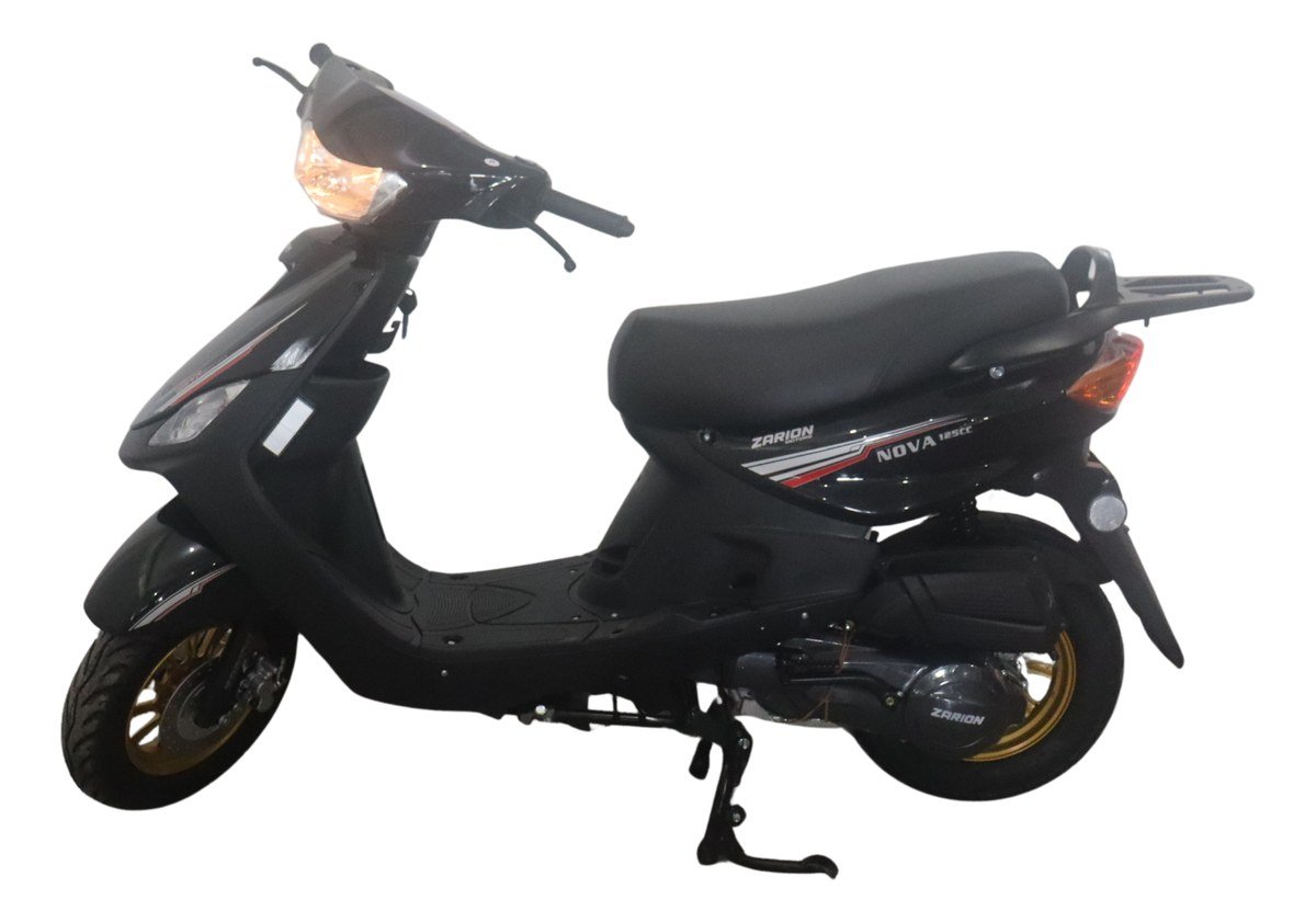 Zarion Nova 125cc negra - perfil lateral